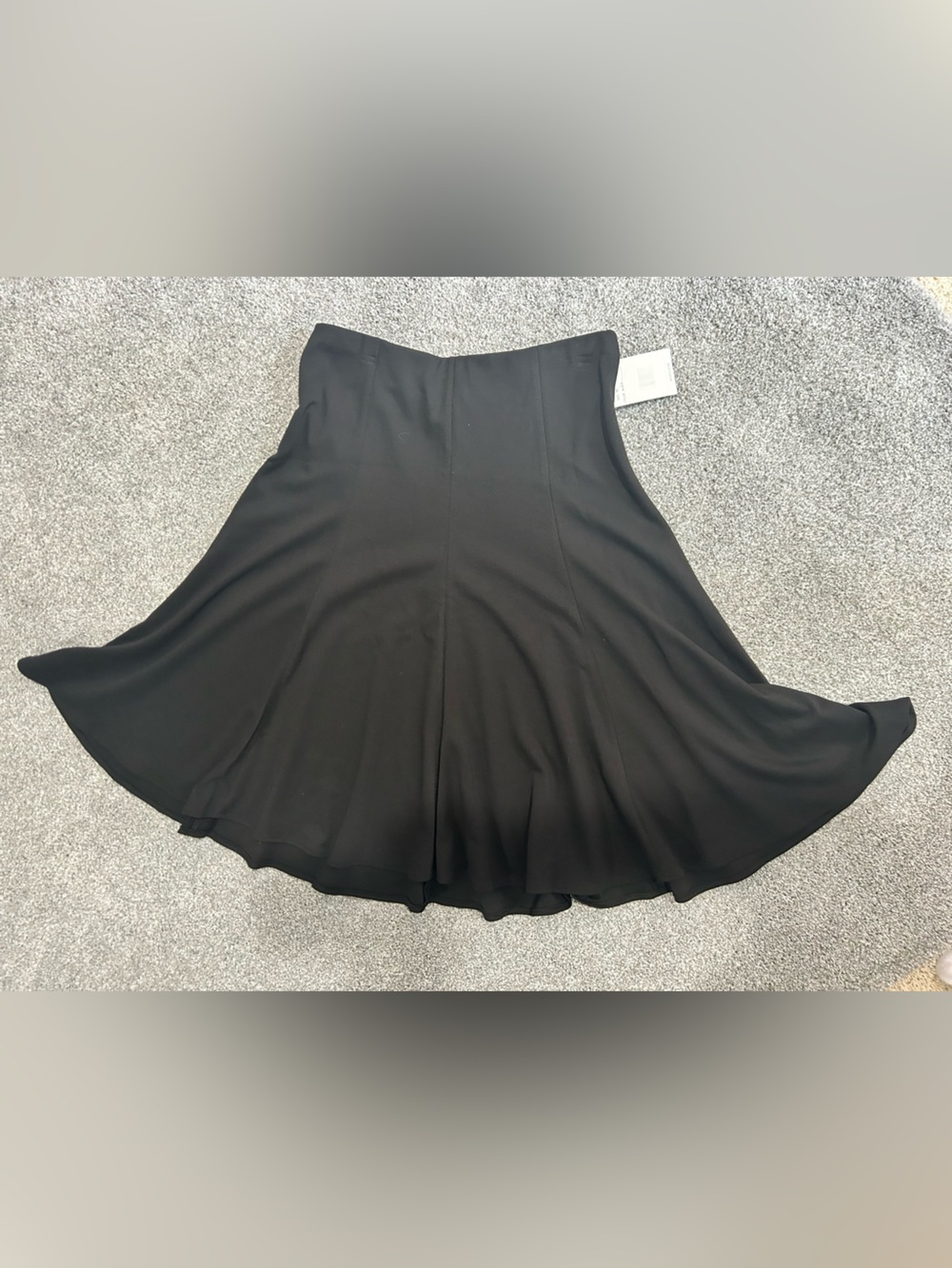 Zac & Rachel NWT Women’s Black Flared Panel Pull-on Skirt Elastic Waist Size M